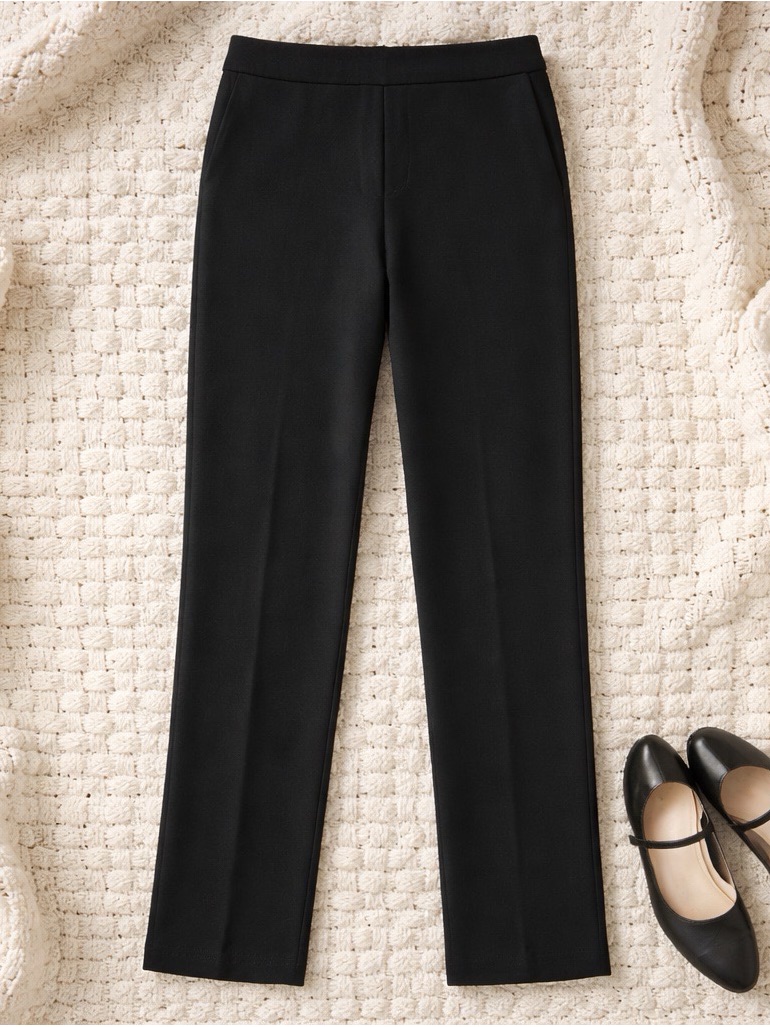 Lafayette 148 New York Elegant Black Ankle Pants